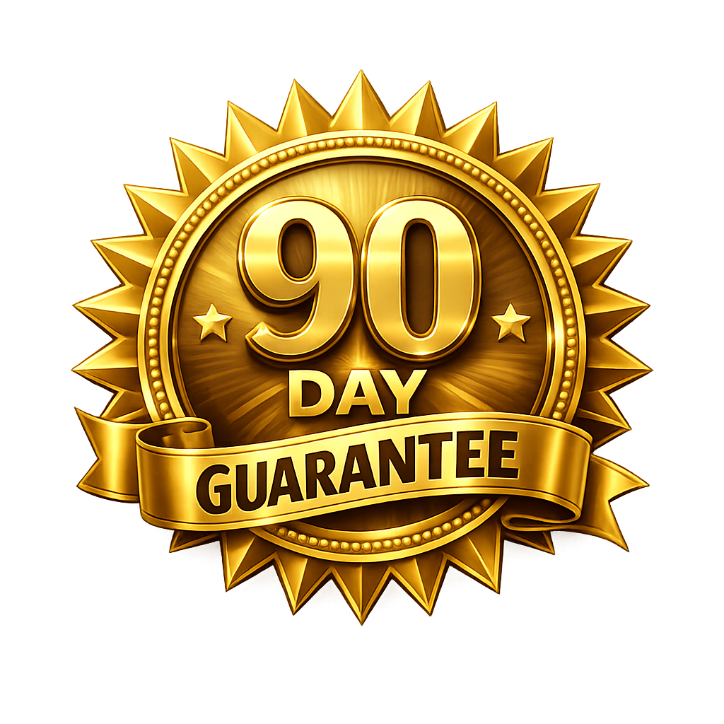 90 Day Performance Guarantee Badge